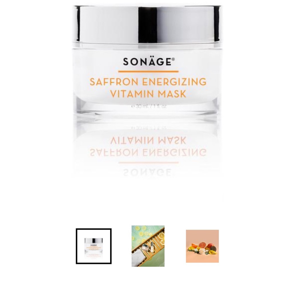 Sonäge Saffron Energizing Vitamin Mask
